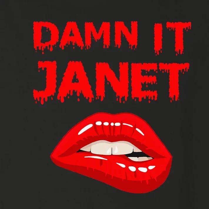 Damn It Janet With Bitting Red Lips Of Pleasure Toddler Long Sleeve Shirt