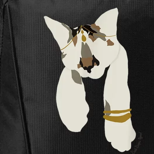 Desi Indian Kitten Cat Pet Graphic City Backpack