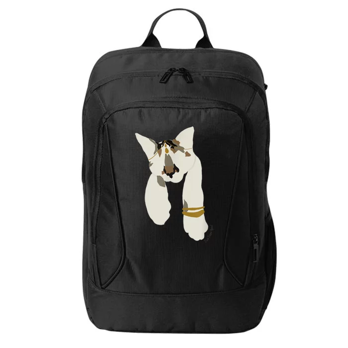 Desi Indian Kitten Cat Pet Graphic City Backpack