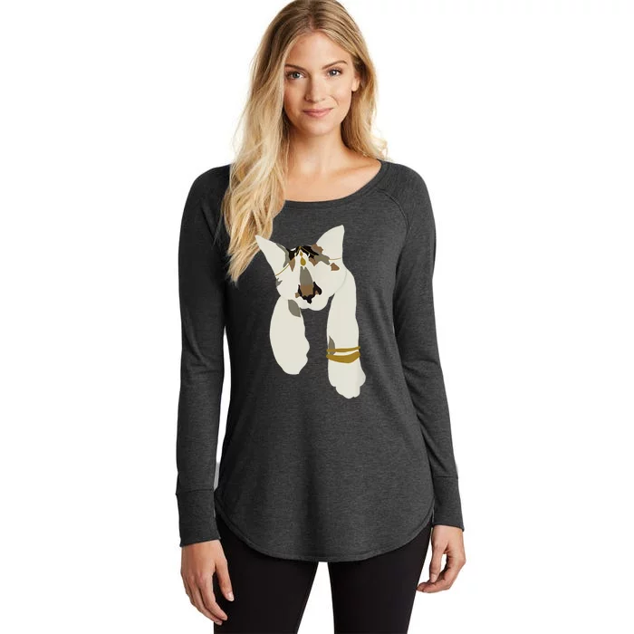 Desi Indian Kitten Cat Pet Graphic Women's Perfect Tri Tunic Long Sleeve Shirt