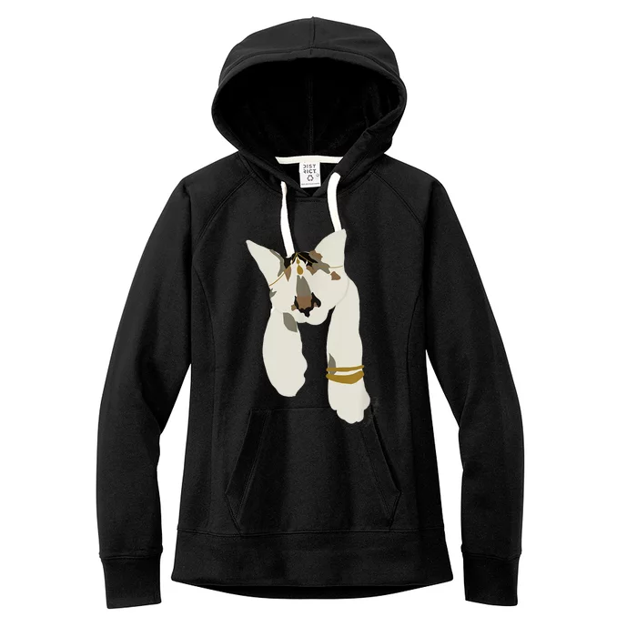 Desi Indian Kitten Cat Pet Graphic Women's Fleece Hoodie