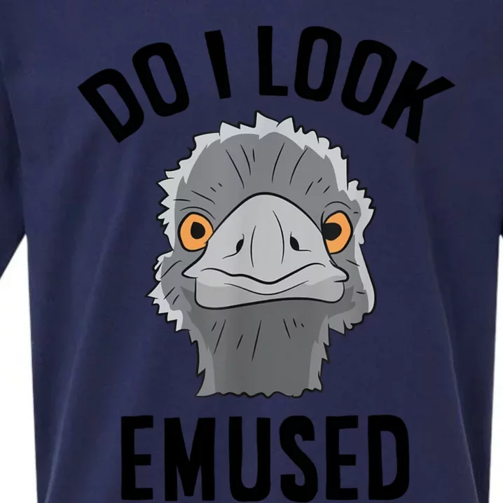 Do I Look Amused Funny Emu Animal Love Emus. Sueded Cloud Jersey T-Shirt