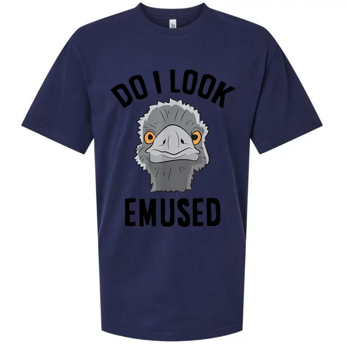 Do I Look Amused Funny Emu Animal Love Emus. Sueded Cloud Jersey T-Shirt