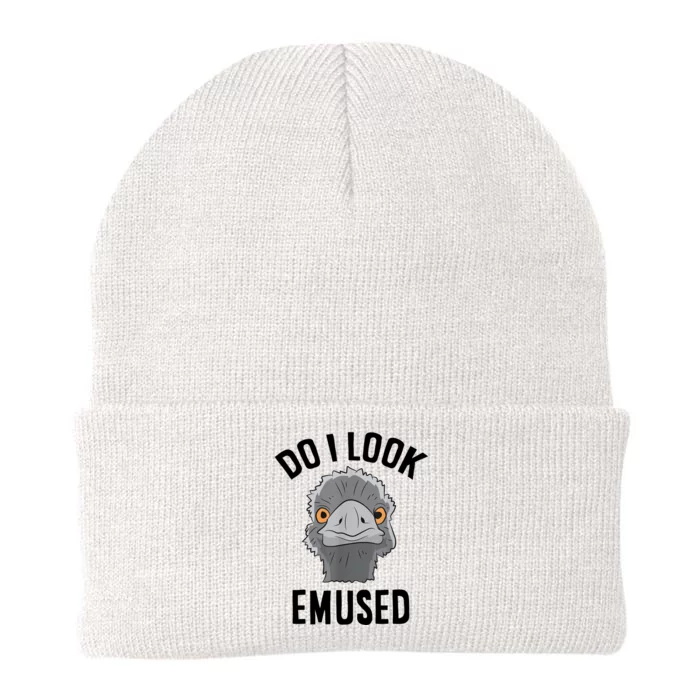 Do I Look Amused Funny Emu Animal Love Emus. Knit Cap Winter Beanie