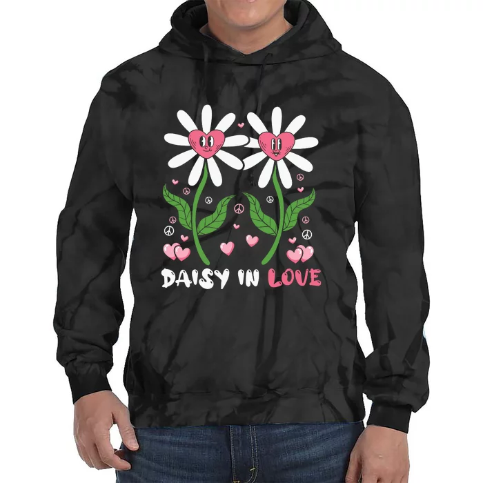 Daisy In Love Hippie Valentine Gift Tie Dye Hoodie