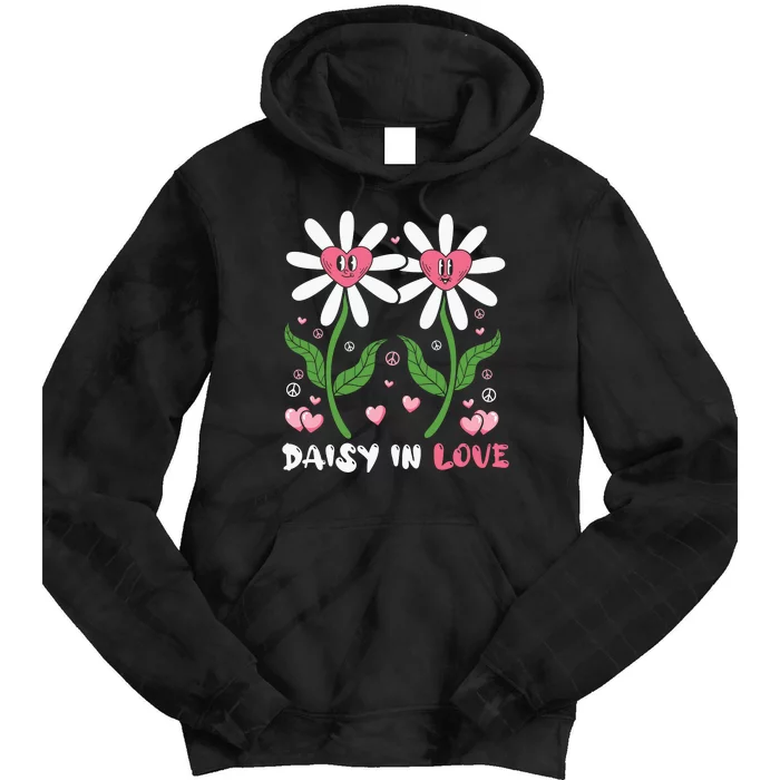 Daisy In Love Hippie Valentine Gift Tie Dye Hoodie