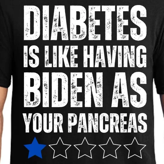 Diabetes Is Like Having Biden As Your Pancreas Pajama Set