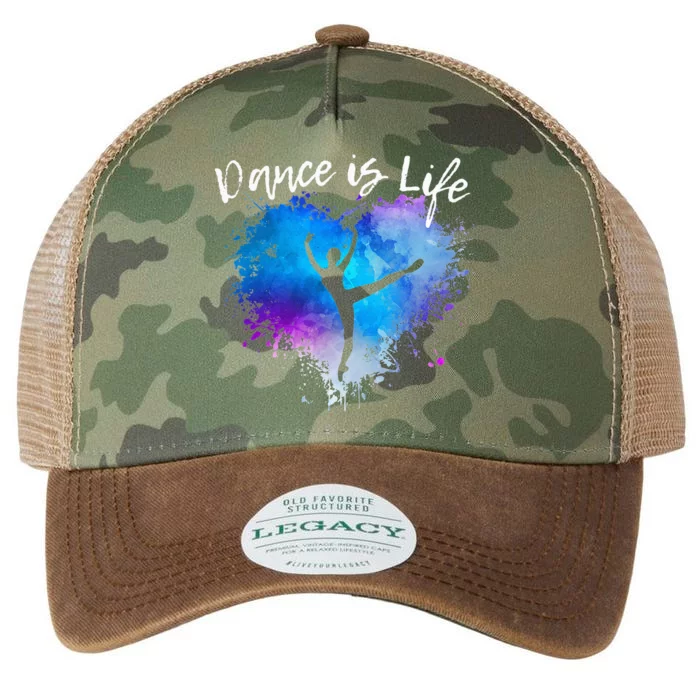 DANCE IS LIFE Ballet Dancing Ballerina N Tween Girl Mom Legacy Tie Dye Trucker Hat