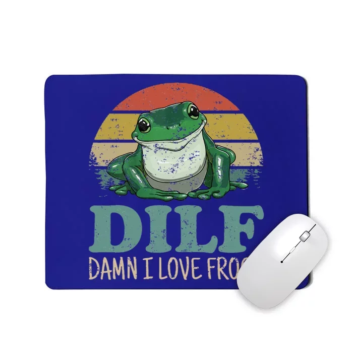 Dilfdamn I Love Frogs Mousepad