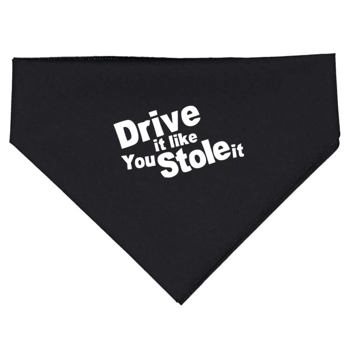 Drive It Like You Stole It Car Lover USA-Made Doggie Bandana