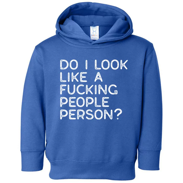 Do I Look Like A People Person (Explicit) And Gift Toddler Hoodie