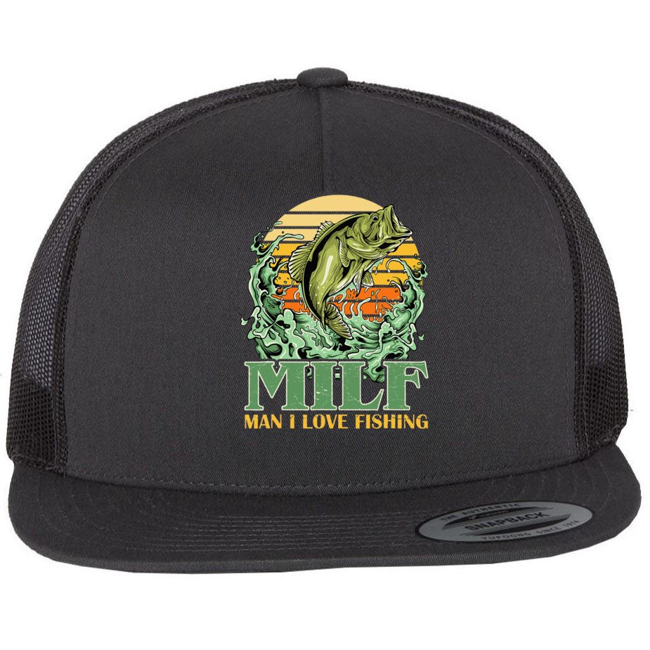 MILF Man I Love Fishing Funny Fishing Design Trucker Hat