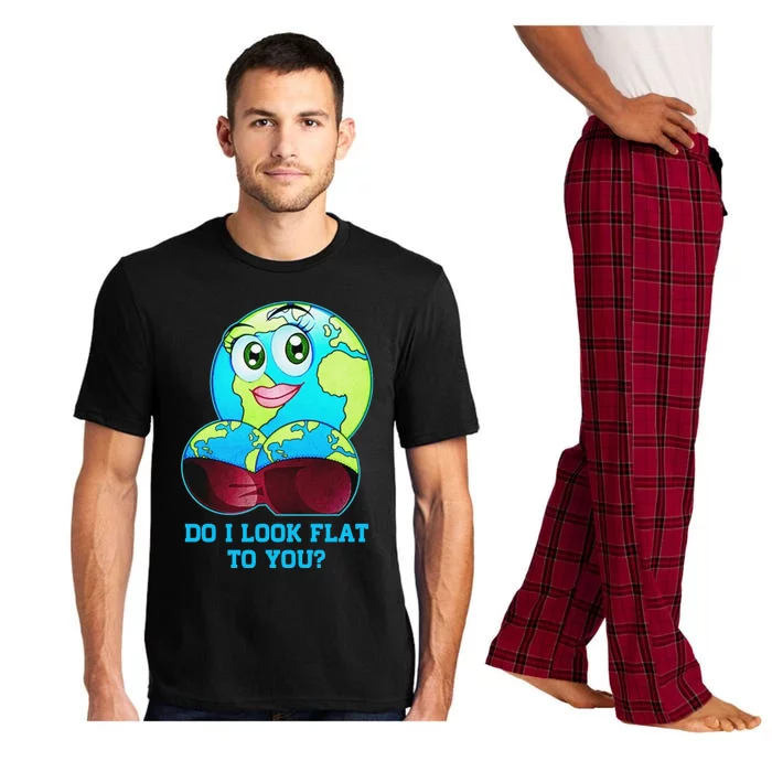 Do I Look Flat To You Funny Anti Flat Earth Pajama Set