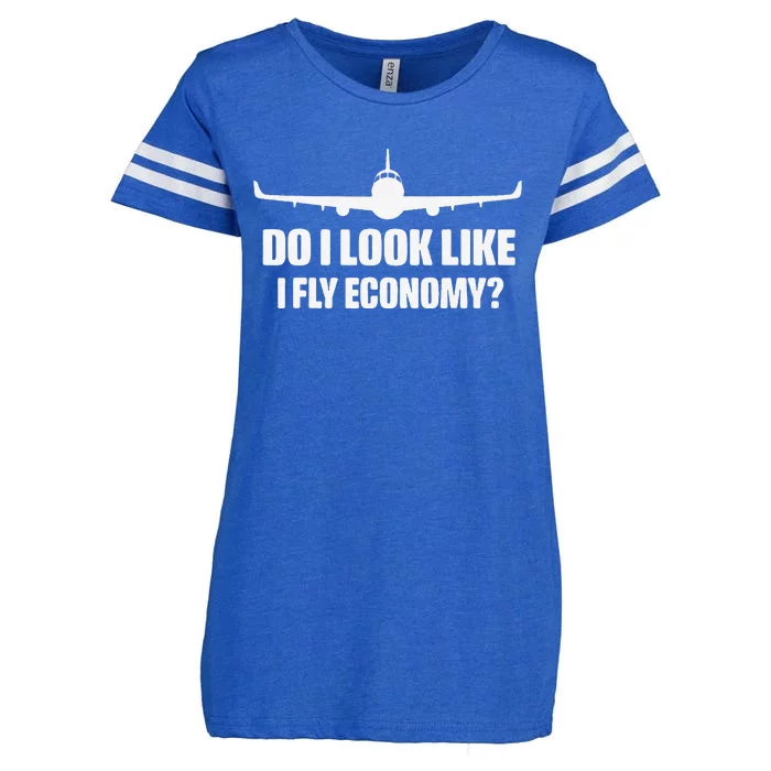 Do I Look Like I Fly Economy Funny Travling First Class Enza Ladies Jersey Football T-Shirt