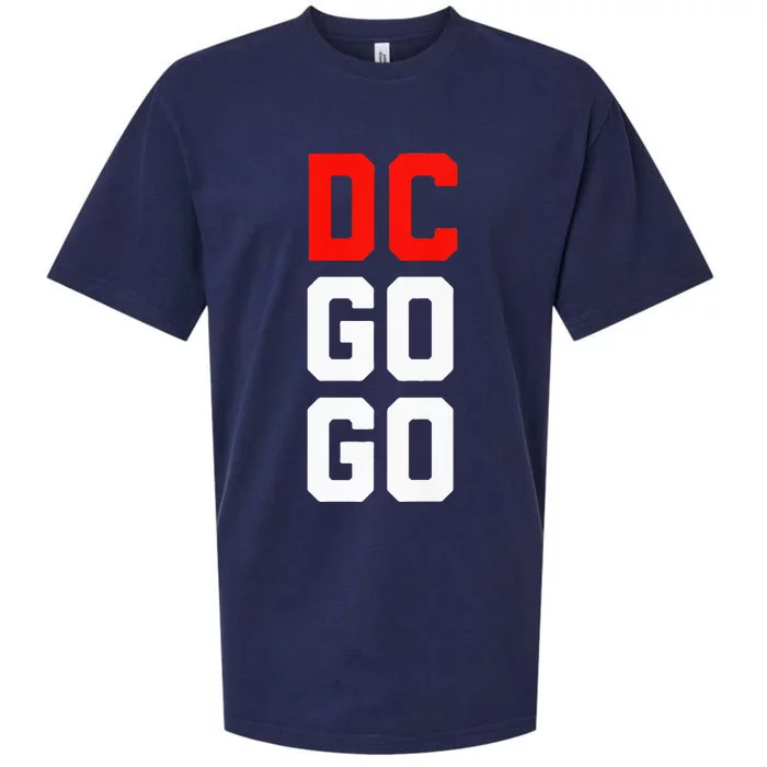 DC I Love Go Go Music Gift For Kids And Adults Sueded Cloud Jersey T-Shirt