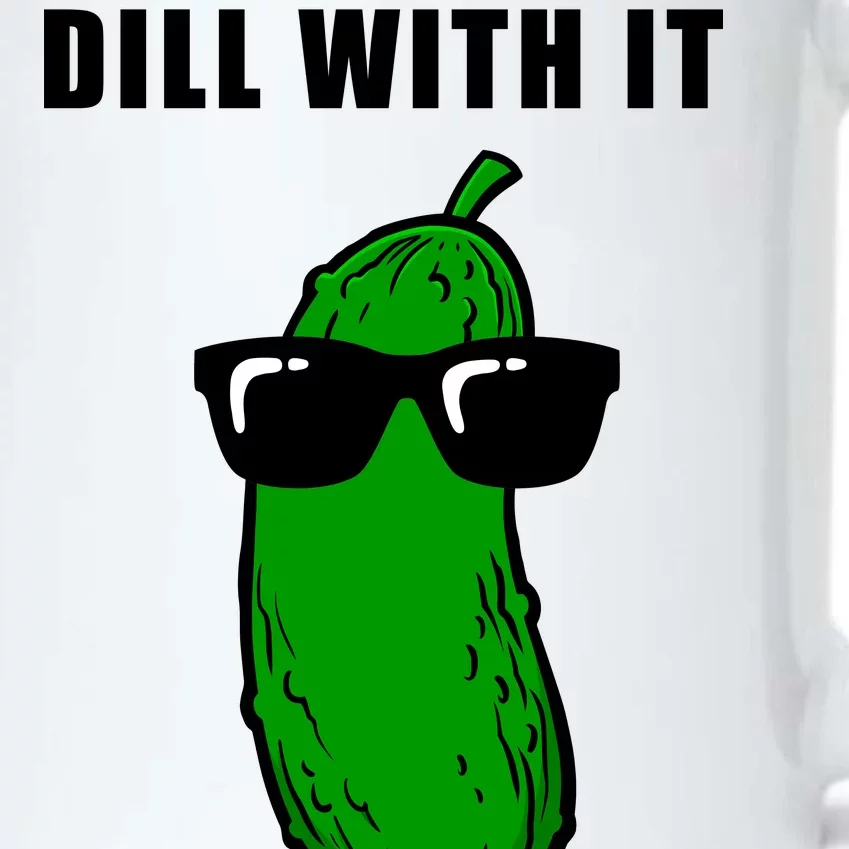 Dill With It Black Color Changing Mug