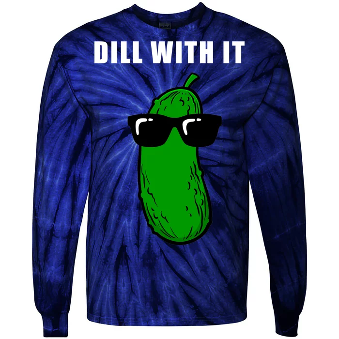 Dill With It Tie-Dye Long Sleeve Shirt