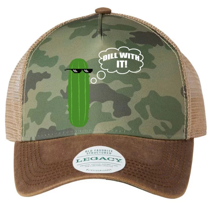 Dill With It Pickle Legacy Tie Dye Trucker Hat