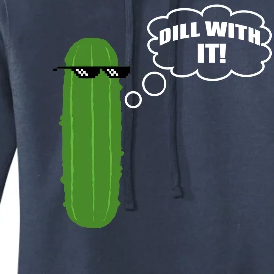 Dill With It Pickle Women's Pullover Hoodie