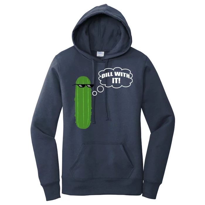 Dill With It Pickle Women's Pullover Hoodie