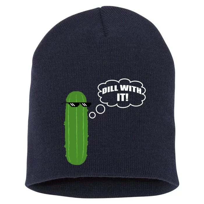 Dill With It Pickle Short Acrylic Beanie