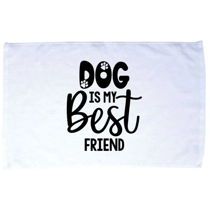 Dog Is My Best Friend Graphic Microfiber Hand Towel