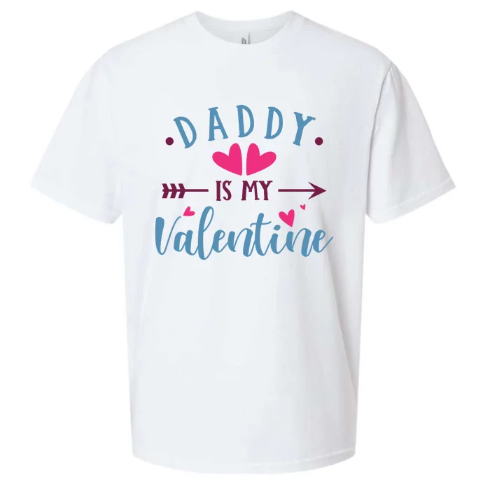 Daddy Is My Valentine Cute Holiday Sueded Cloud Jersey T-Shirt