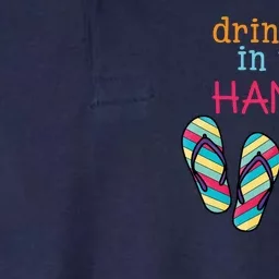 Drink In My Hand Toes In The Sand Summer Beach Softstyle Adult Sport Polo