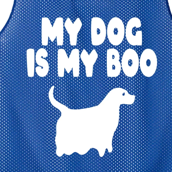 Dog Is My Boo Halloween Funny Dog Mom Dad Owner Cool Gift Mesh Reversible Basketball Jersey Tank