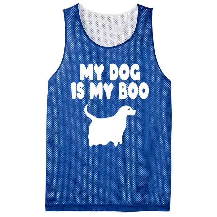 Dog Is My Boo Halloween Funny Dog Mom Dad Owner Cool Gift Mesh Reversible Basketball Jersey Tank