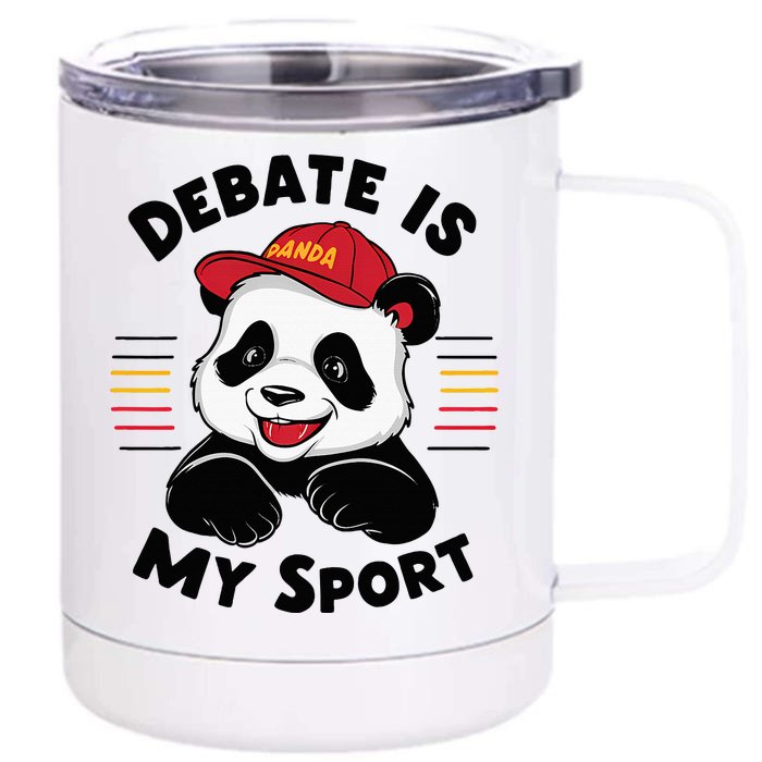 Debate Is My Sport Debate Team Intellectual Club Front & Back 12oz Stainless Steel Tumbler Cup