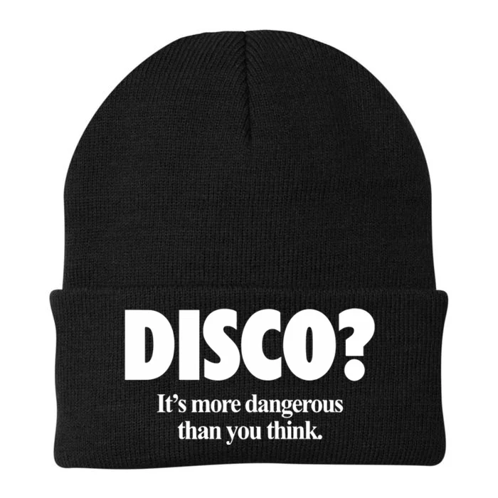 Disco ItS More Dangerous Than You Think Knit Cap Winter Beanie