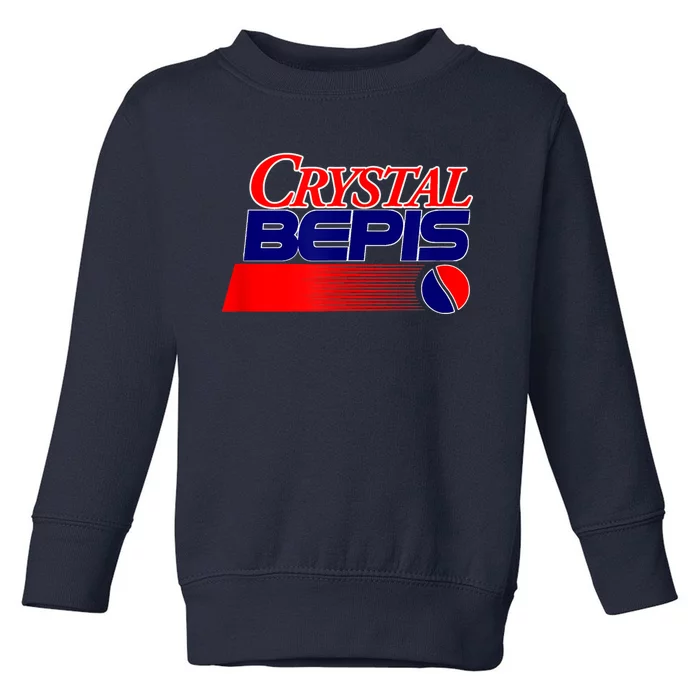 Dank Internet Meme Crystal Bepis Funny Parody Memes Toddler Sweatshirt