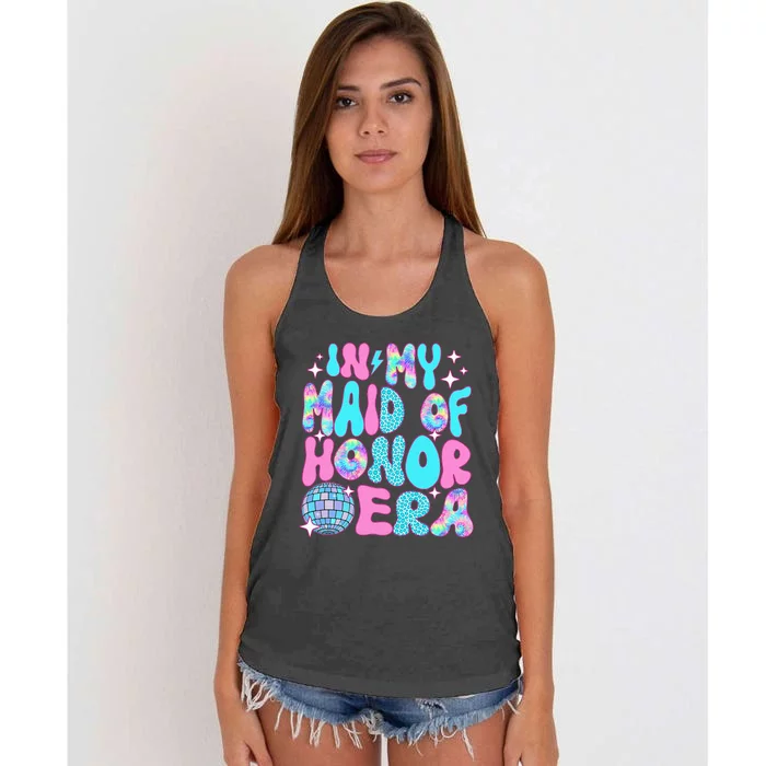 Disco In My Maid Of Honor Era Women's Knotted Racerback Tank