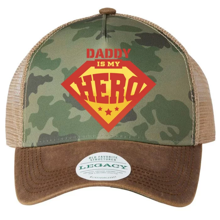 Daddy Is My Hero Legacy Tie Dye Trucker Hat