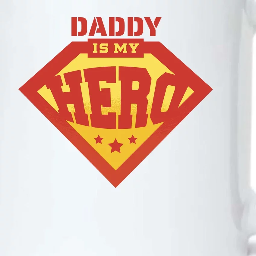 Daddy Is My Hero Black Color Changing Mug