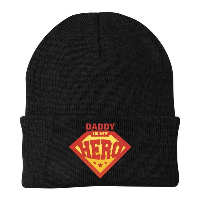 Daddy Is My Hero Knit Cap Winter Beanie