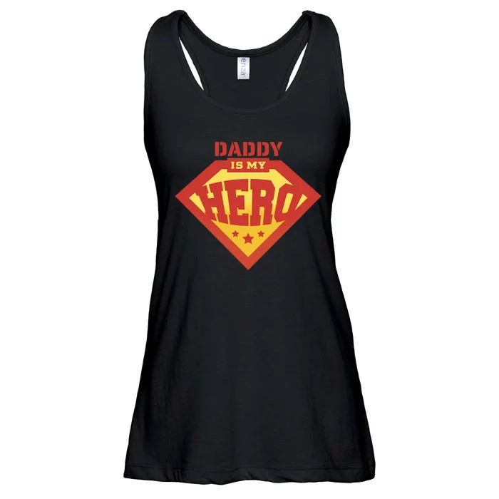 Daddy Is My Hero Ladies Essential Flowy Tank