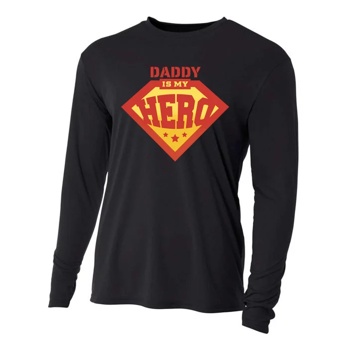 Daddy Is My Hero Cooling Performance Long Sleeve Crew