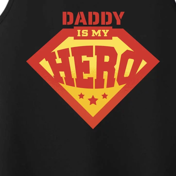 Daddy Is My Hero Performance Tank