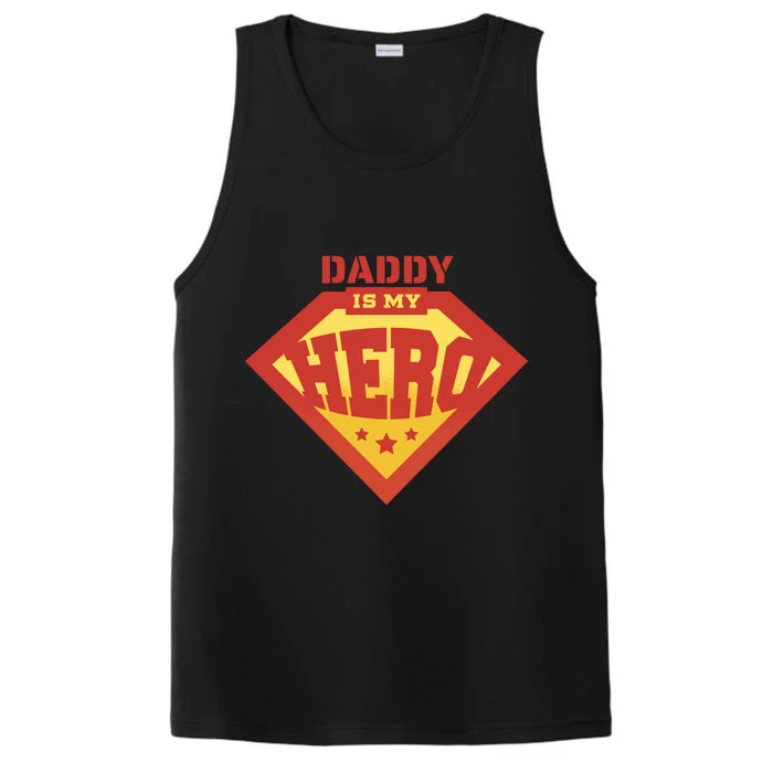 Daddy Is My Hero Performance Tank