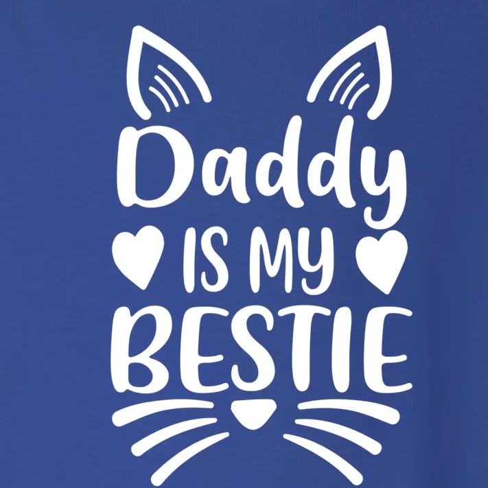 Daddy Is My Bestie Father's Day Cute Gift Toddler Long Sleeve Shirt