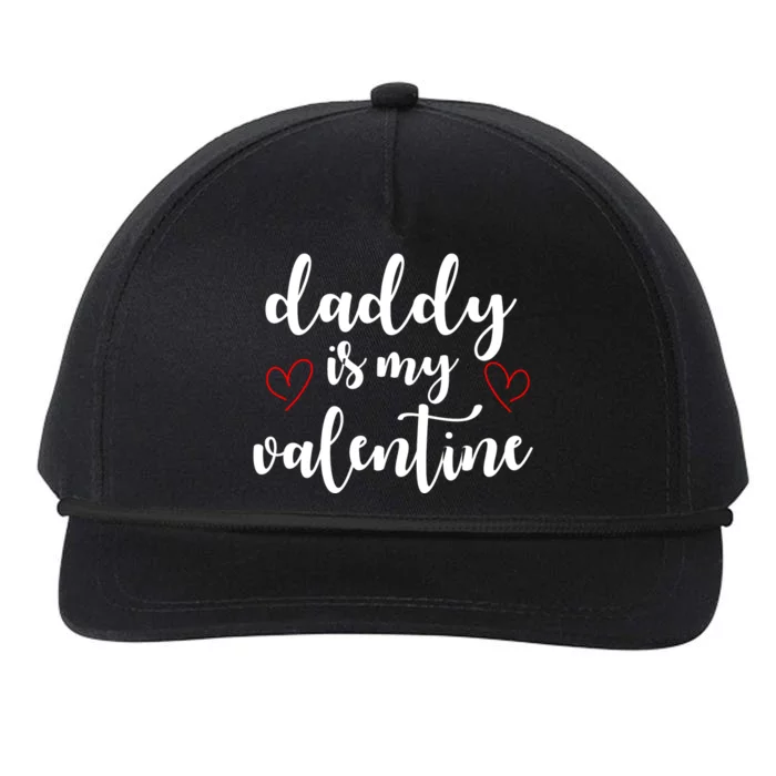 Daddy Is My Valentine Snapback Five-Panel Rope Hat