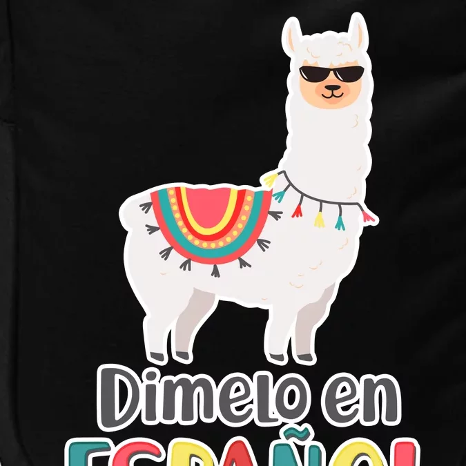 Dimelo en Espanol por Favor Spanish Llama Impact Tech Backpack