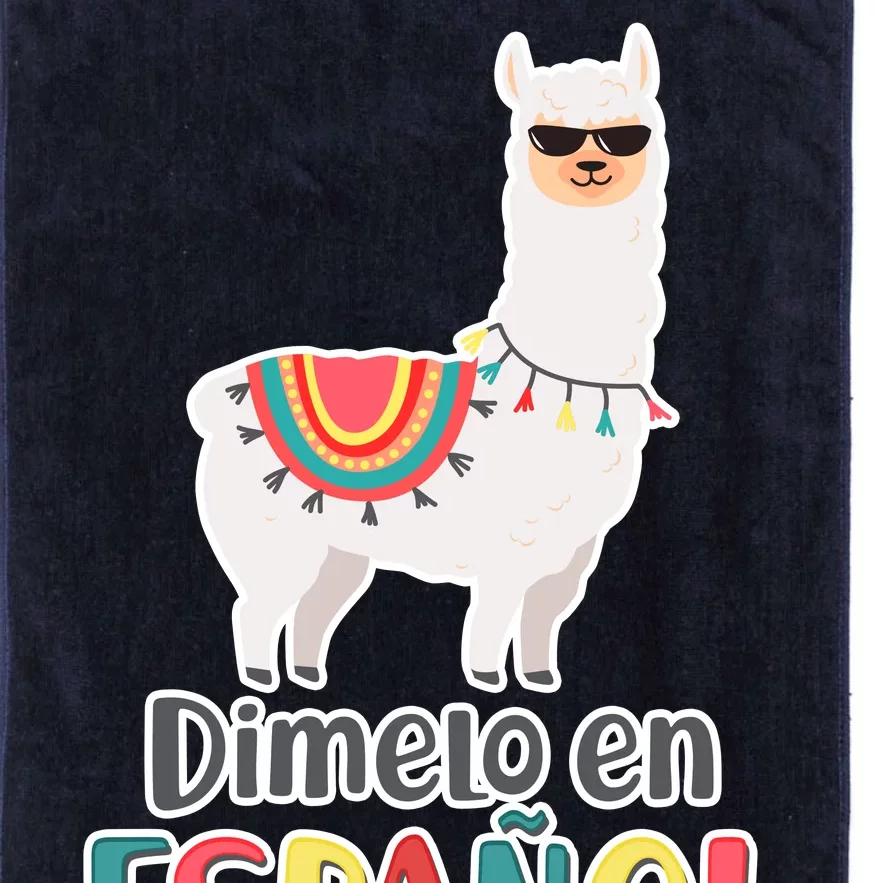 Dimelo en Espanol por Favor Spanish Llama Platinum Collection Golf Towel