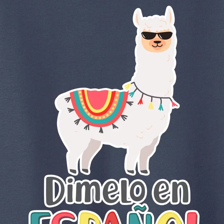 Dimelo en Espanol por Favor Spanish Llama Toddler T-Shirt