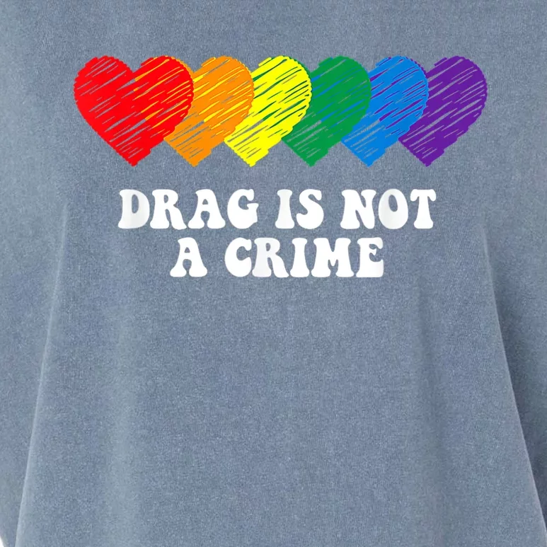 Drag Is Not A Crime LGBT Garment-Dyed Women's Muscle Tee