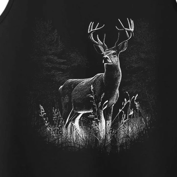 Deer In Nature Realistic Performance Tank