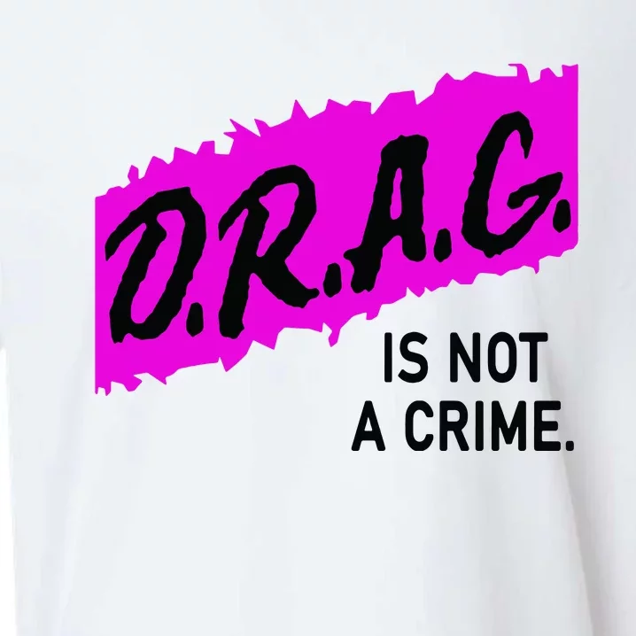 Drag Is Not A Crime, Drag Queen Sueded Cloud Jersey T-Shirt