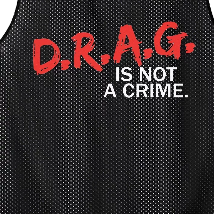 Drag is Not a Crime Mesh Reversible Basketball Jersey Tank